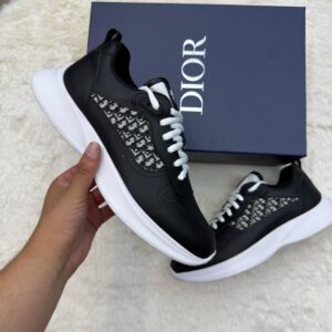 Christian Dior B25 Black White Leather