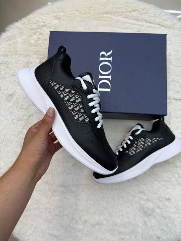 Christian Dior B25 Black White Leather