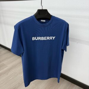 Burberry Text T-Shirt Dark Blue