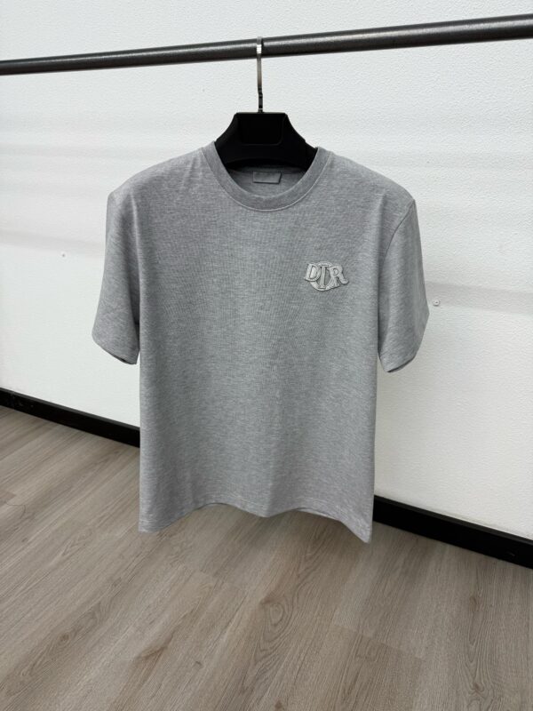 Christian Dior Grey Logo Grijze T-Shirt