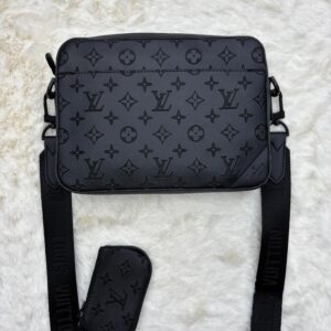 Louis Vuitton Duo Messenger Bag Monogram Black on Black