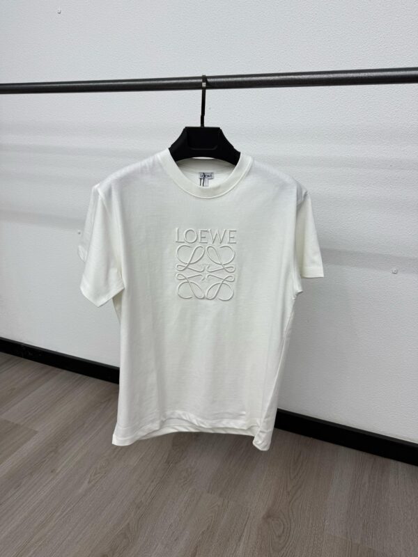 Loewe T-Shirt Logo Mid Wit