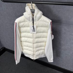 Moncler Cardigan Wit, NFC LOGO
