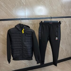 Parajumpers Black Trainingspak Rechte Borstrits, Met Capuchon