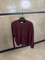 Moncler Gebreidde Sweater Bordeaux, Black Logo