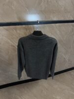 Ami Polo Sweater Grey - Afbeelding 2