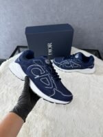 Christian Dior B30 Blue Suede