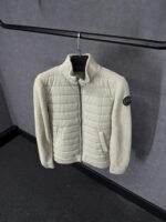 Canada Goose Cardigan Beige, Black Logo