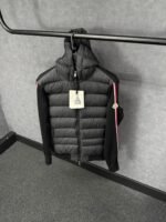 Moncler Cardigan Black, NFC LOGO