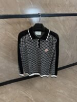 Casablanca Polo Sweater Black