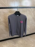 Christian Dior CD Sweater Grey, Purple Logo