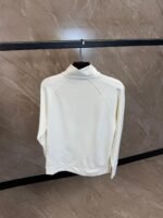 Celine White Sweaters Met Rits - Afbeelding 2