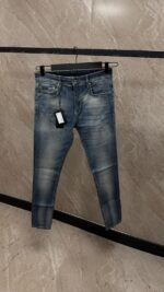Dolce & Gabbana Blue Jeans, Orange Yellow Label