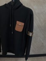 Christian Dior x Stone Island Black Hoodie - Afbeelding 2