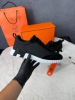 Hermes Bouncing Black White Ribbels - Afbeelding 2