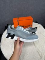 Hermes Bouncing Grey Leather / Suede - Afbeelding 2