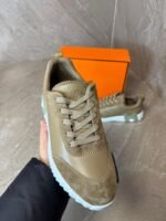 Hermes Bouncing Sneakers Brown Leather - Afbeelding 5