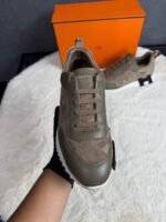 Hermes Bouncing Brown Suede Sneakers - Afbeelding 3