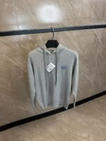Loewe Hoodie Grijs, Blue Logo