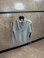 Loewe Hoodie Grijs, Blue Logo - Afbeelding 2