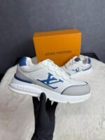 Louis Vuitton Run Away Classic Sneaker White Blue - Afbeelding 2