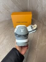 Louis Vuitton Trainers Grey White - Afbeelding 5