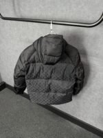 Louis Vuitton Monogram Accent Pillow Puffer Jacket Black High Quality - Afbeelding 6