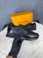 Louis Vuitton Black on Black Sneakers Monogram - Afbeelding 2