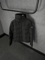 Canada Goose Mac Millan Black, Black Logo High Quality