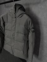 Canada Goose Mac Millan Grey, Black Logo High Quality - Afbeelding 2