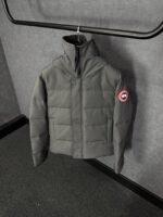 Canada Goose Mac Millan Grey, Red Logo High Quality