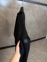 Moncler Gebreidde Sweater Black, Black Logo - Afbeelding 2