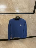 Moncler Sweaters Dark Blue