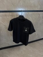 Moncler T-Shirt Black, Pocket Logo