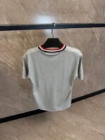 Moncler T-Shirt Grey, Rand Kraag - Afbeelding 2