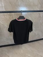 Moncler T-Shirt Zwart, Rand Kraag - Afbeelding 2