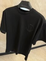 Moncler T-Shirt Black, Ronde Logo - Afbeelding 2