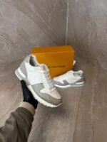 Louis Vuitton Run Away Sneakers White Beige