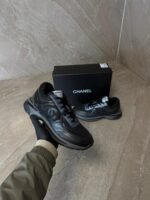 Chanel Sneakers Black Daily Iridescent/purple Accent