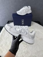 Christian Dior B30 White Suede - Afbeelding 5