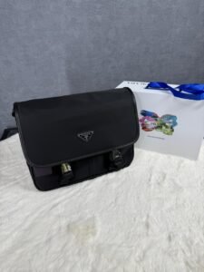 Prada Re-Nylon Bag Black Big Size High Quality