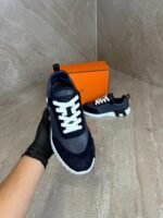 Hermes Bouncing Dark Blue, Black Logo - Afbeelding 3