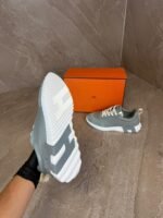 Hermes Bouncing Light Grey Sneakers - Afbeelding 4