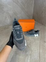 Hermes Bouncing Dark grey Suede - Afbeelding 4