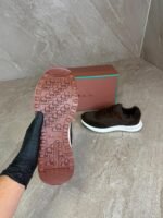 Loro Piana Weekend Walk Sneakers Brown Suede - Afbeelding 4