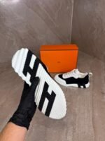 Hermes Bouncing Sneakers Black White - Afbeelding 4