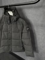 Canada Goose Wyndham Grey, Black Logo High Quality - Afbeelding 2