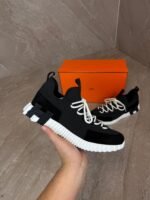 Hermes Bouncing Sneakers Black White, Veters - Afbeelding 2