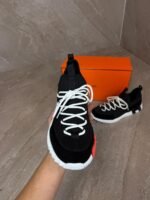 Hermes Bouncing Sneakers Black White, Veters - Afbeelding 3