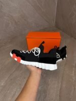 Hermes Bouncing Sneakers Black White, Veters - Afbeelding 5